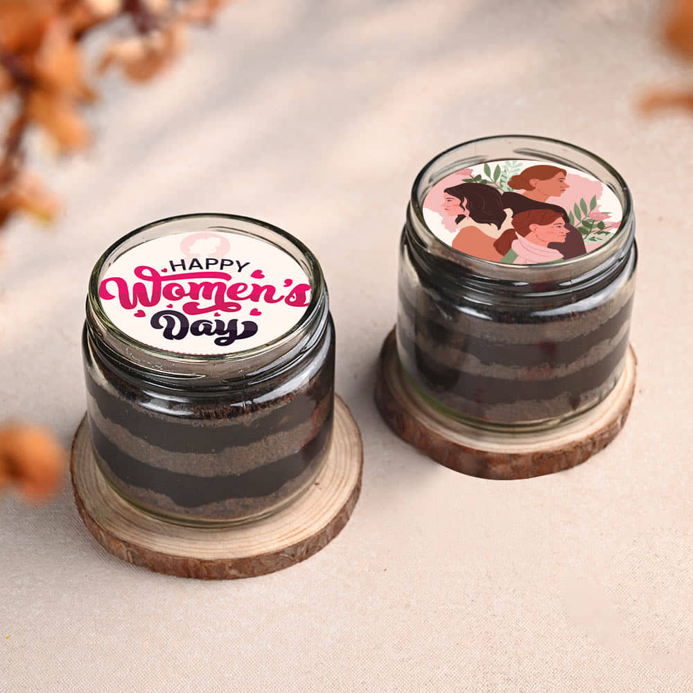 Womens Day Theme Chocolate Poster Jar Cakes Womens Day Theme Chocolate Poster Jar Cakes