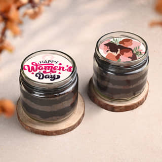 Womens Day Theme Chocolate Poster Jar Cakes Womens Day Theme Chocolate Poster Jar Cakes