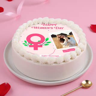 Womens Day Special Photo Cake