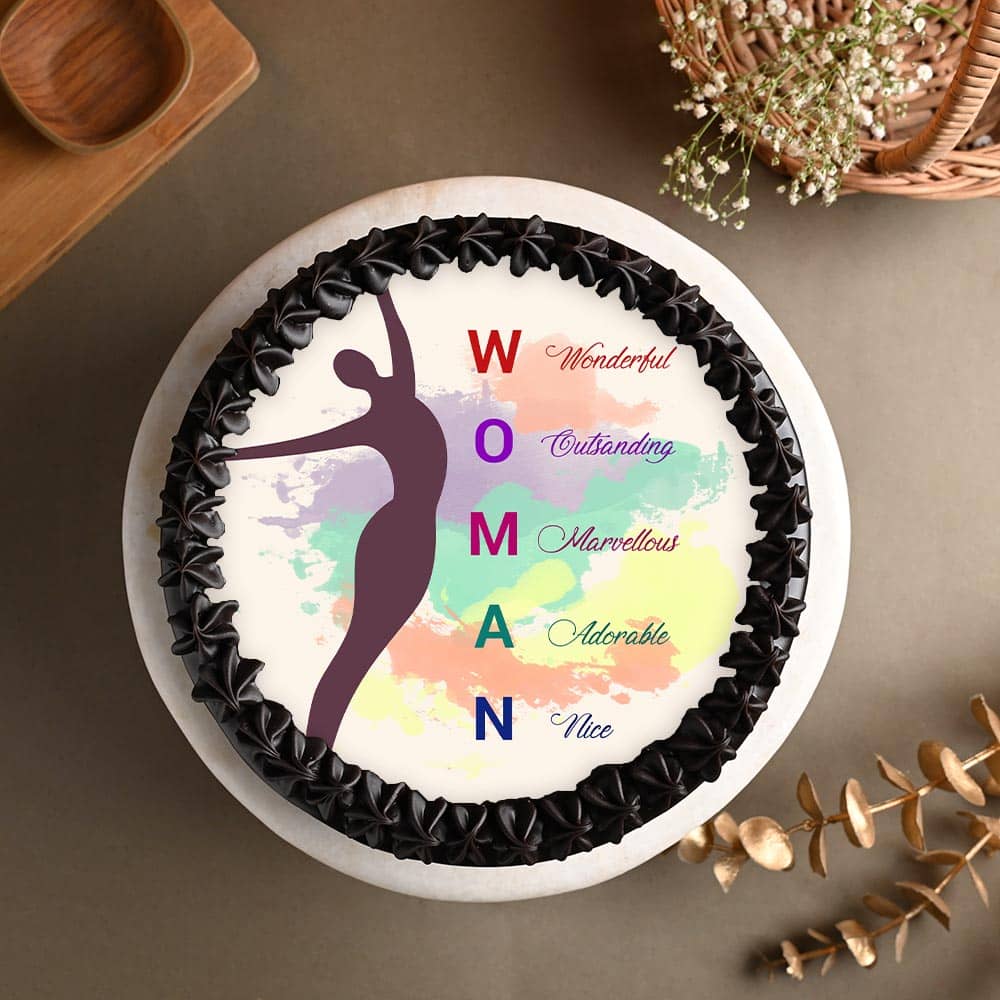 Womens Day Special Photo Cake Womens Day Special Photo Cake