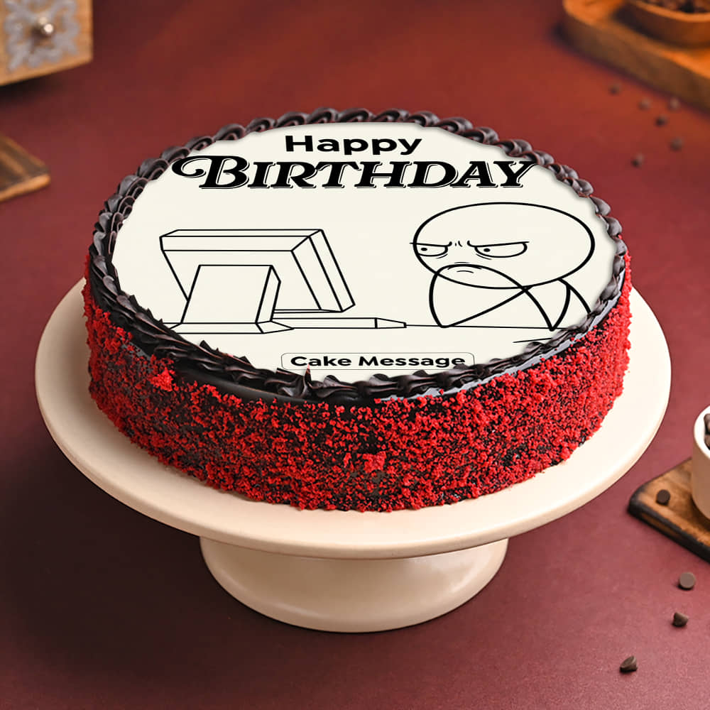 Workaholic Roast Birthday Cake