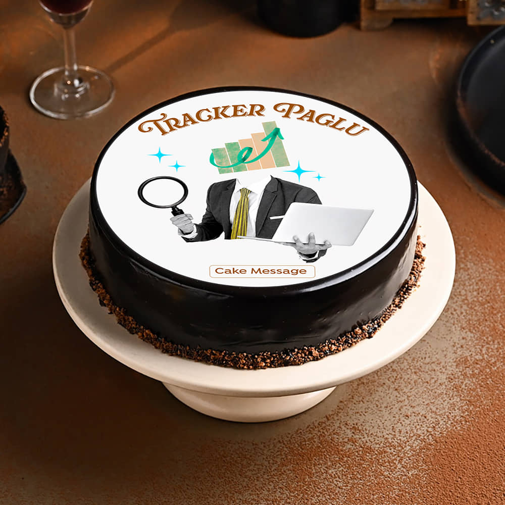 Workaholic Tracker Paglu Cake