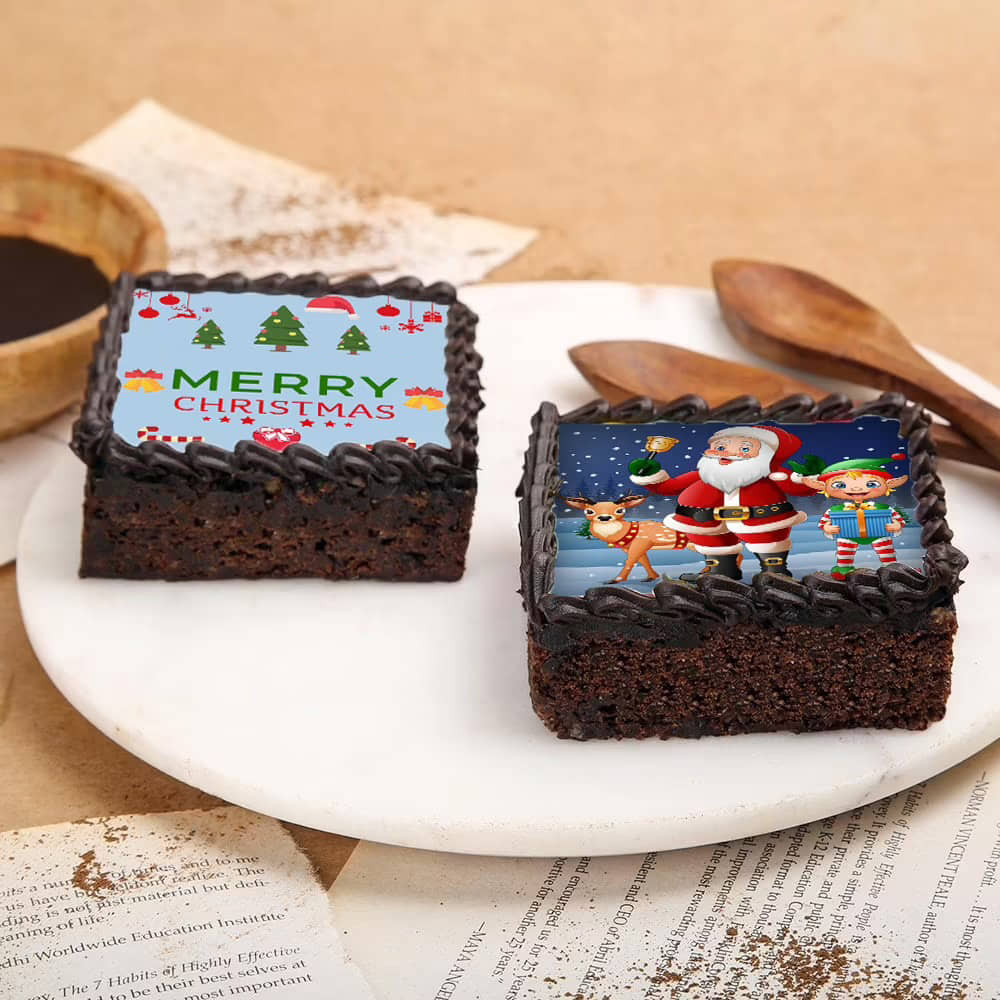 Xmas Choco Brownie Duo