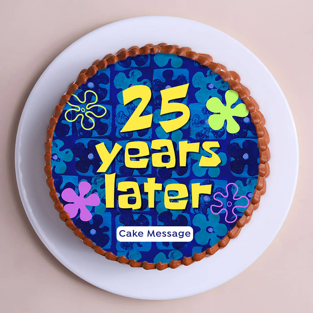 Years Later Humour Cake