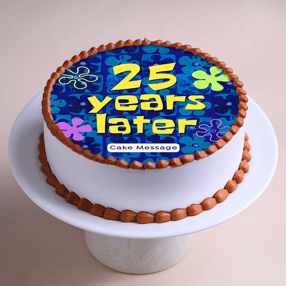 Years Later Humour Cake