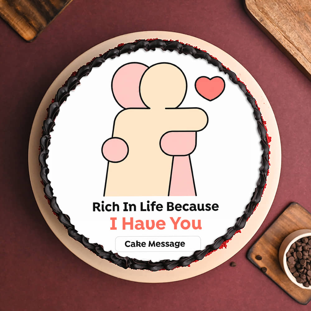 You Make Life Rich Cake
