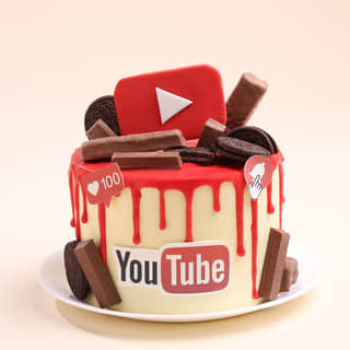 YouTube Drip Cake YouTube Drip Cake