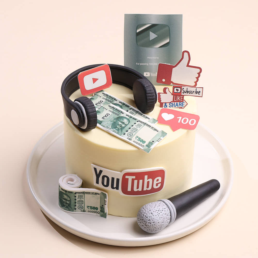 YouTube Creators Celebration Cake