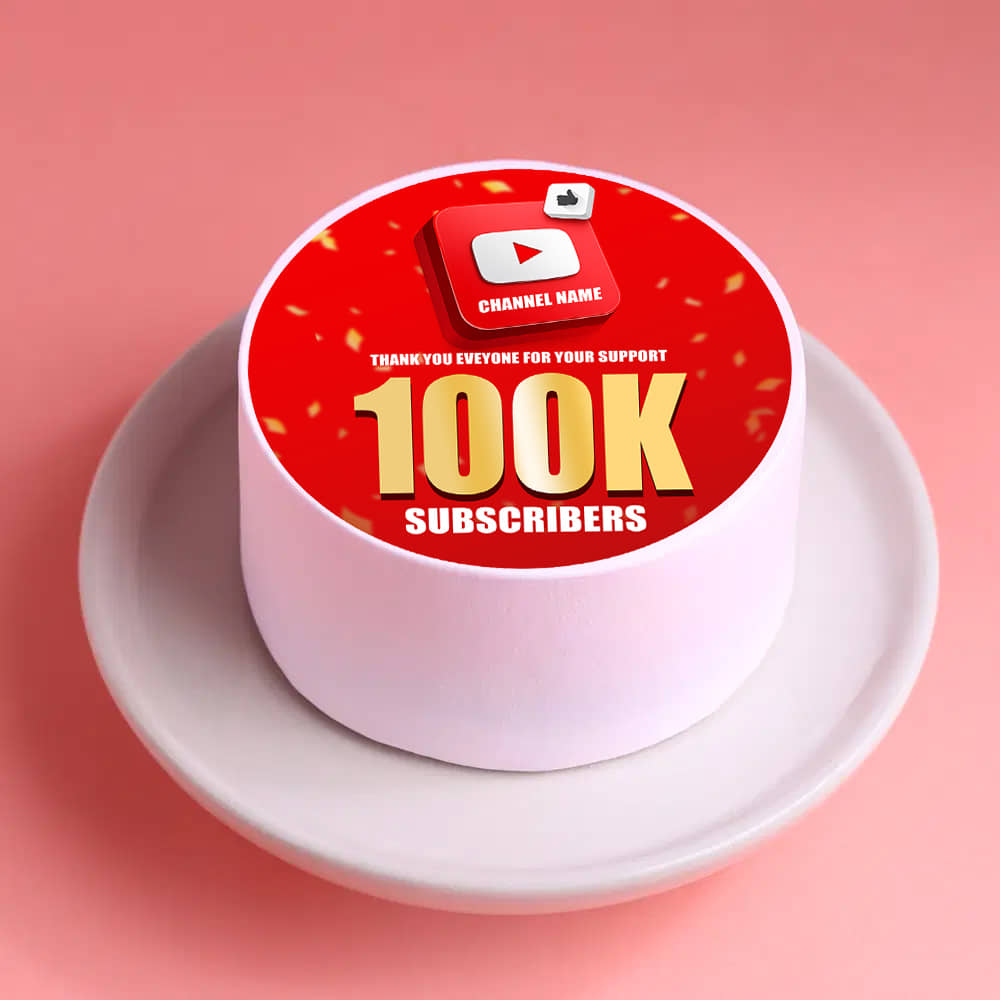 Youtube Milestone Bento Cake
