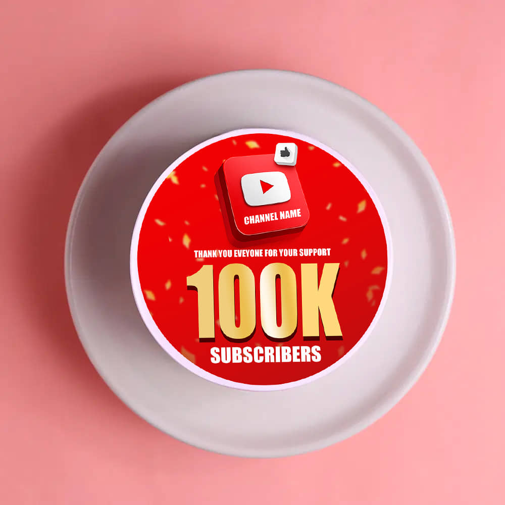 Youtube Milestone Bento Cake