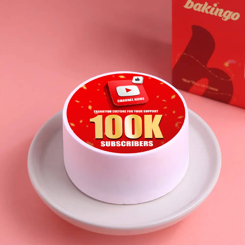 Youtube Milestone Bento Cake