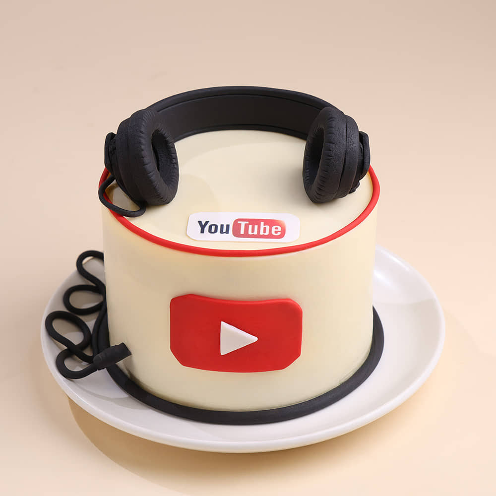 Youtube N Headset Cake