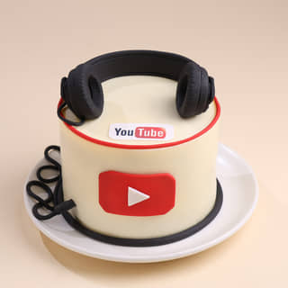 Youtube N Headset Cake Youtube N Headset Cake