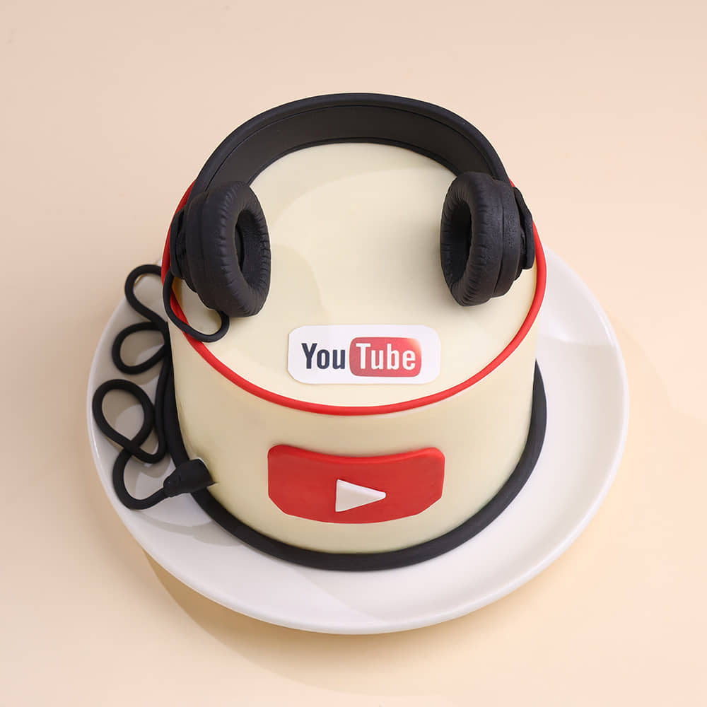 Youtube N Headset Cake