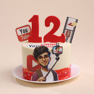 Youtube Vlogger Cake Youtube Vlogger Cake