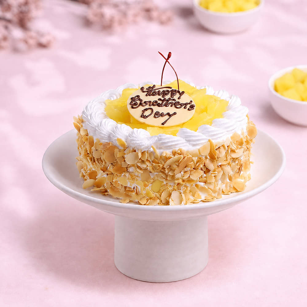 Zesty Pineapple Brothers Day Cake